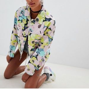 ASOS DESIGN Printed Floral Jacket
